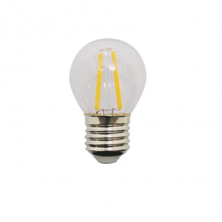Bombilla filamento LED (6W). Luz cálida.
