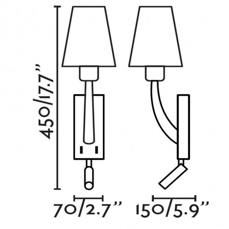 Applique LED Rem (15W)