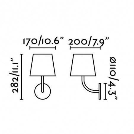Applique d'extérieur LED Toc (7W)