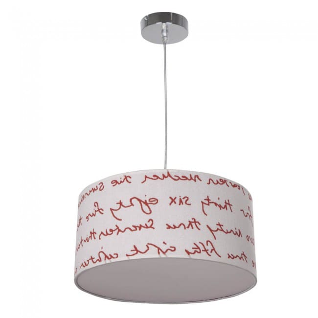 Plafonnier Letters