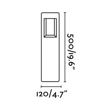 Balise d'extérieur LED Naya (8W)