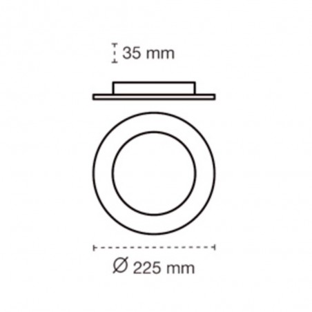 Plafón LED Doron (30W)