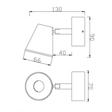 Aplique LED Ice (5W)