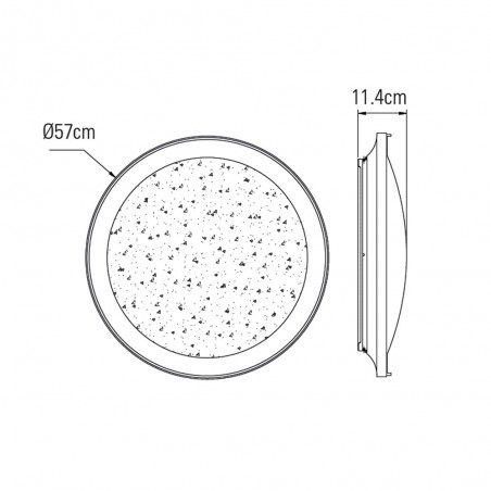 Plafón LED Gloss I (40W)