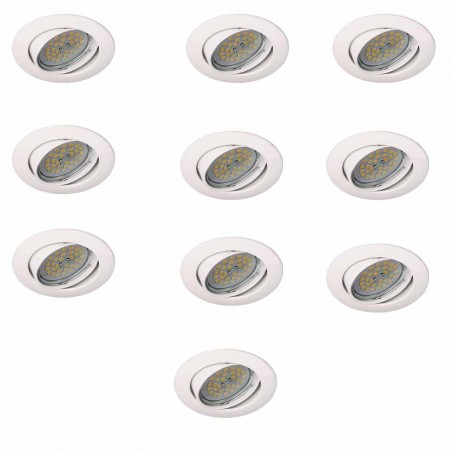 Pack 10 Basic rond blanc