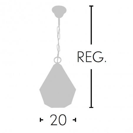 Lampe de suspension Osuna