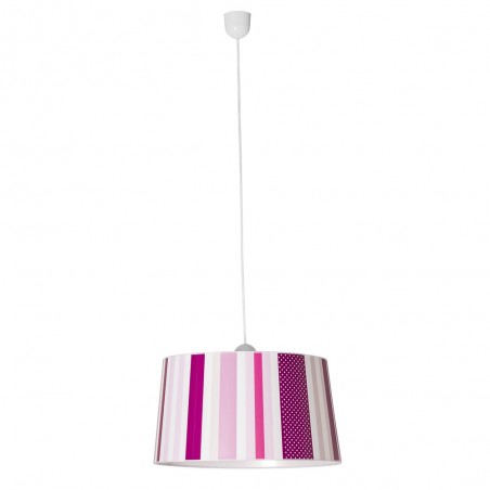 Lampe de suspension Lines Rosa
