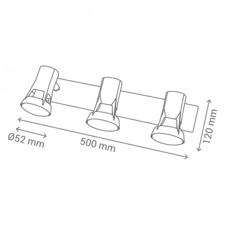 Réglette Kody II (3 lumières)