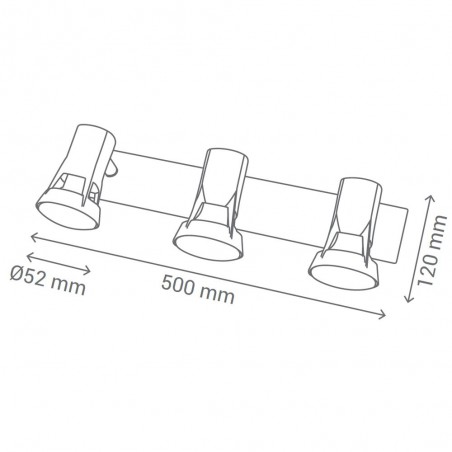 Réglette Kody I (3 lumières)
