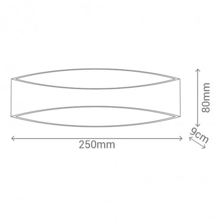 Applique murale LED Selma (8W)