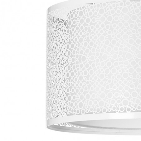Lampe de suspension Circles blanche