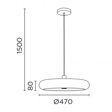Lampe de suspension LED Boina (16.1W)