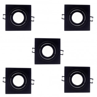 Pack 5 CLASSIC carré noir