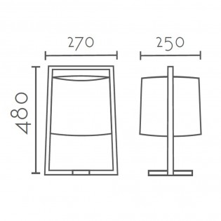 Lampe à poser Capri