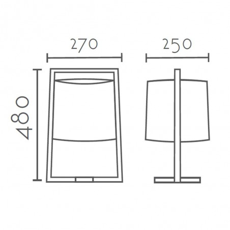 Lampe à poser Capri