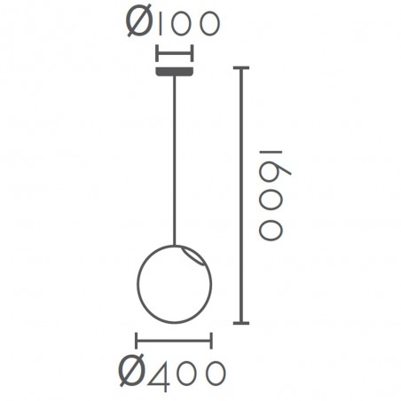 Lampe de suspension Milo