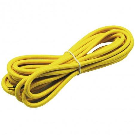 Cable tissu jaune
