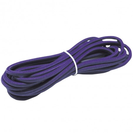 Cable tissu violet