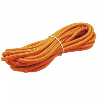 Cable tissu orange