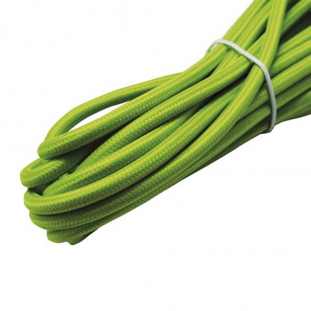 Enrouleur de câble tissu verte