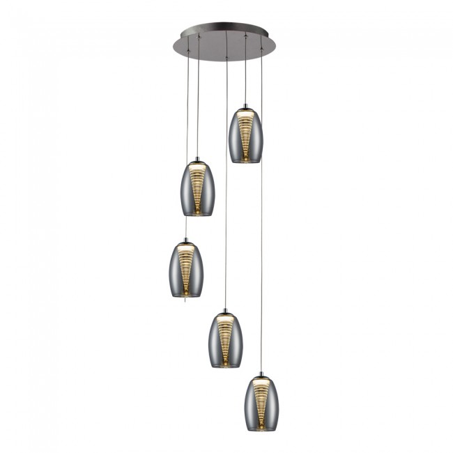 Lámpara colgante LED Nebula (5 luces) Lámpara colgante LED Nebula (5 luces)