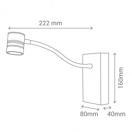 Aplique LED Memphis (5W)