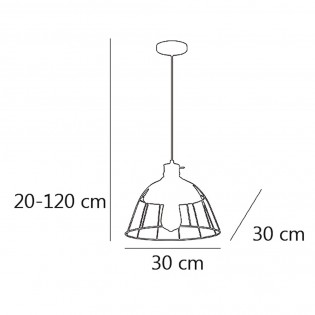 Lampe de suspension Mondego