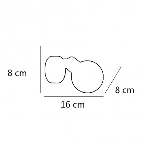 Aplique de pared Opal
