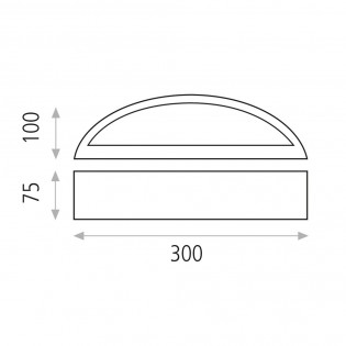 Aplique de pared Alba