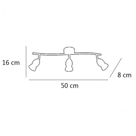 Reglètte Bala (3 lumières)