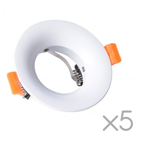 Pack 2x Downlights led redondo blanco 4000ºK