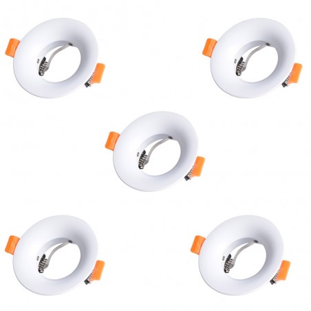 Pack 2x Downlights led redondo blanco 4000ºK