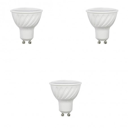 Pack 3 Bombillas LED GU10 6.2 W (Luz fría)