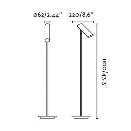 Lampadaire Moderne Link