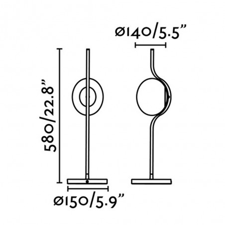 Lampe de table Le Vita (6W)