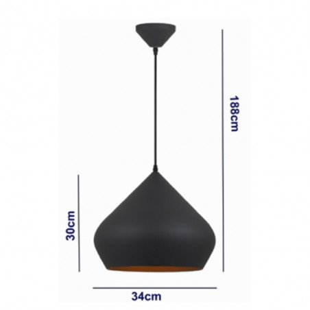 Lámpara techo Trompo