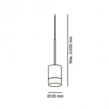 Lámpara de techo Third