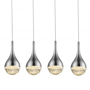 Regleta de techo Elie de 4 luces (20W)