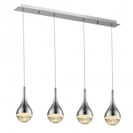 Regleta de techo Elie de 4 luces (20W)