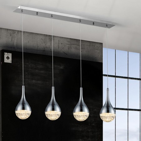 Regleta de techo Elie de 4 luces (20W)