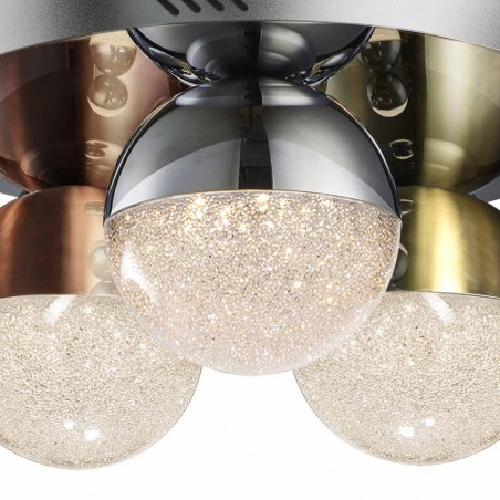 Plafón Sphere LED regulable (3 luces)