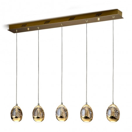 Regleta de 5 luces LED Rocio (25W)