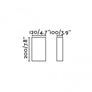 Aplique de pared Cotton