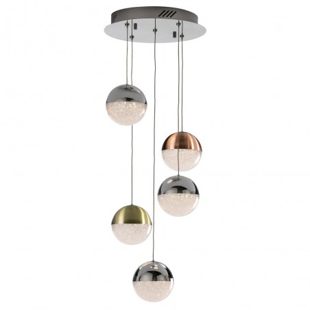 Suspension LED Sphere (5 lumières)