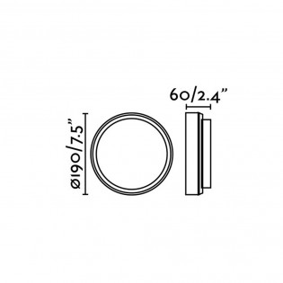 Aplique de exteriroes LED Tom (7W)