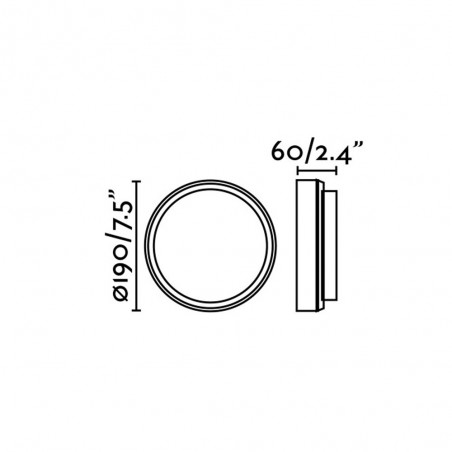 Aplique de exteriroes LED Tom (7W)