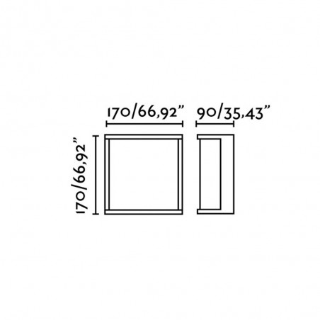 Aplique de exterior hikari LED (10W)
