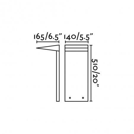 Balise solaire extérieure Soleil à LED (2W)