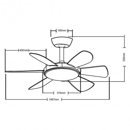 Ventilador Ilma Blanco