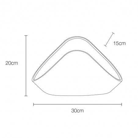 Lámpara de mesa Trivial LED (14W)